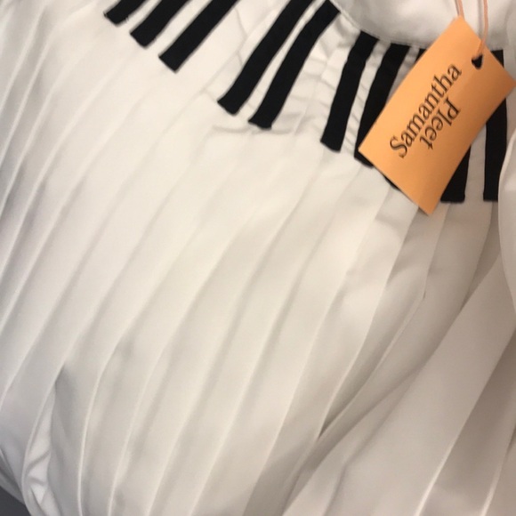 Anthropologie Samantha pleats midi skirt 8 new - Picture 3 of 3